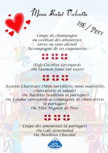 Menu Saint-Valentin (2016)